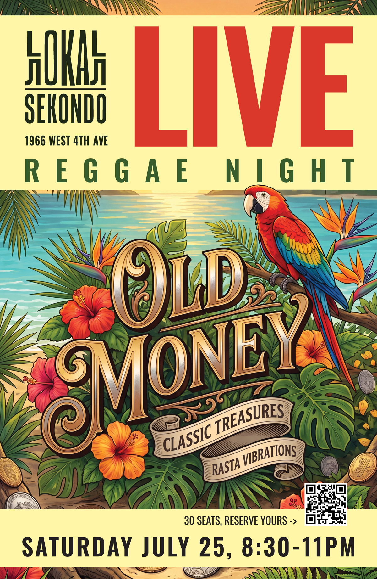 lokal sekondo event poster for july 25 2026