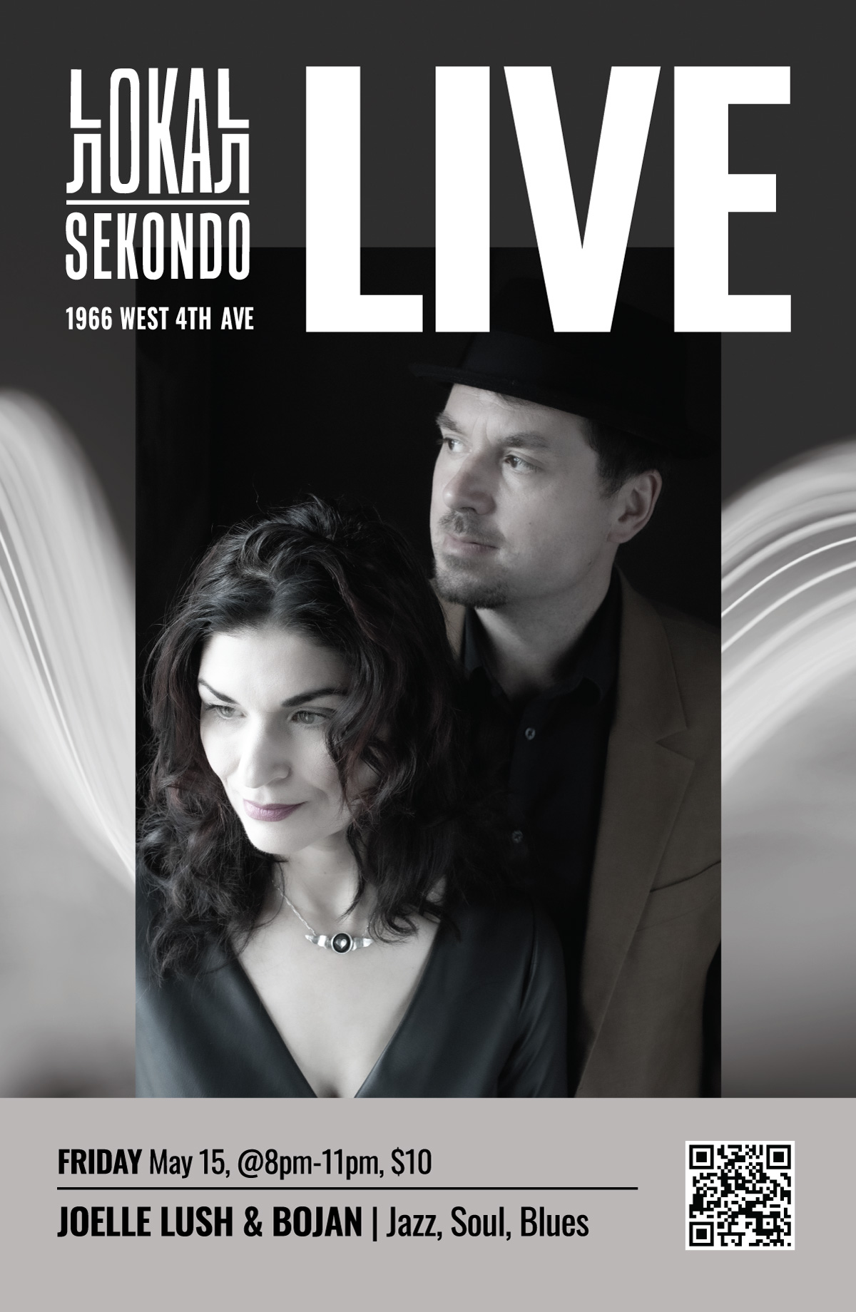 Lokal Sekondo event poster for May 15 2026