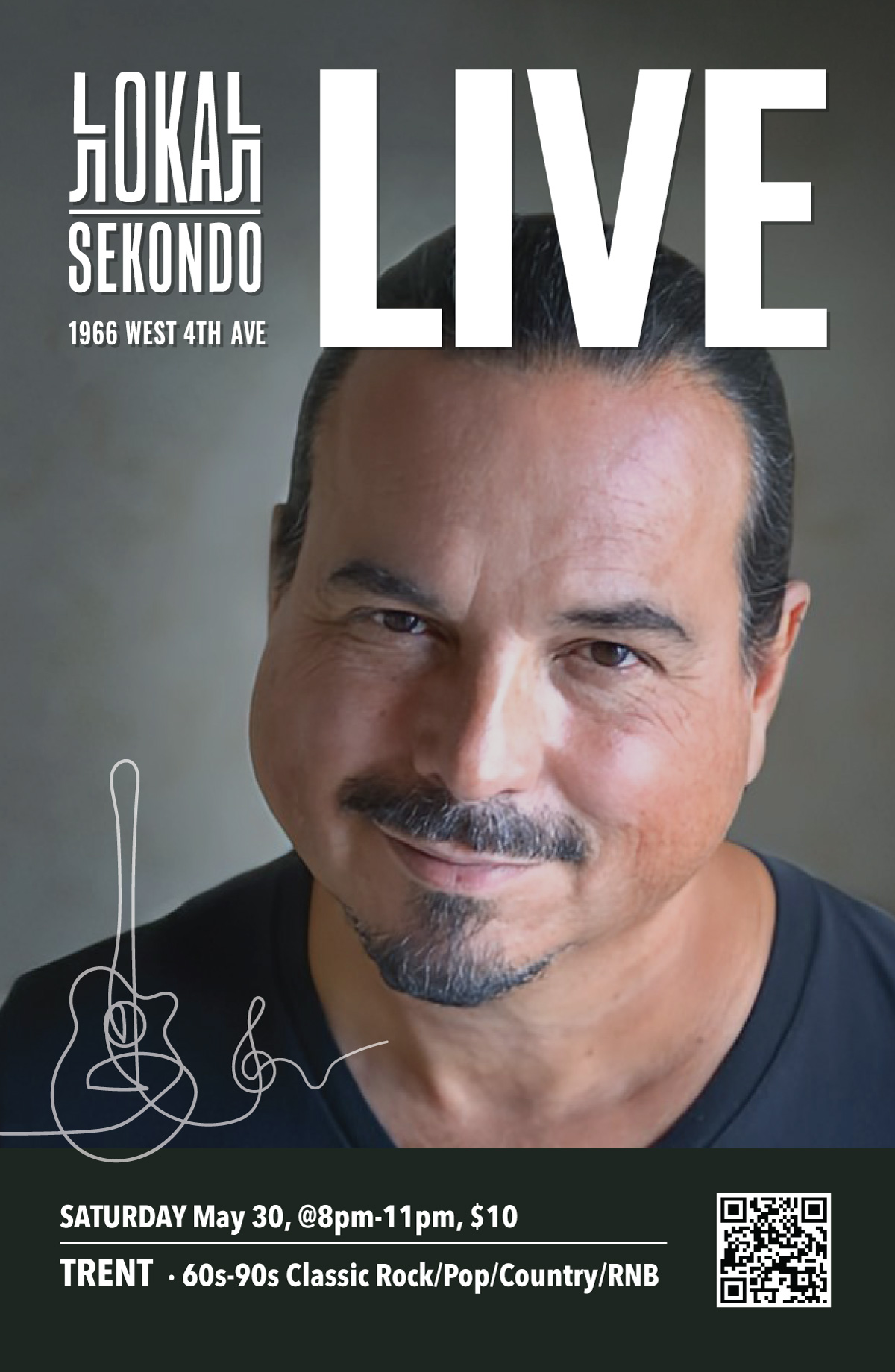 Lokal Sekondo event poster for May 30 2026