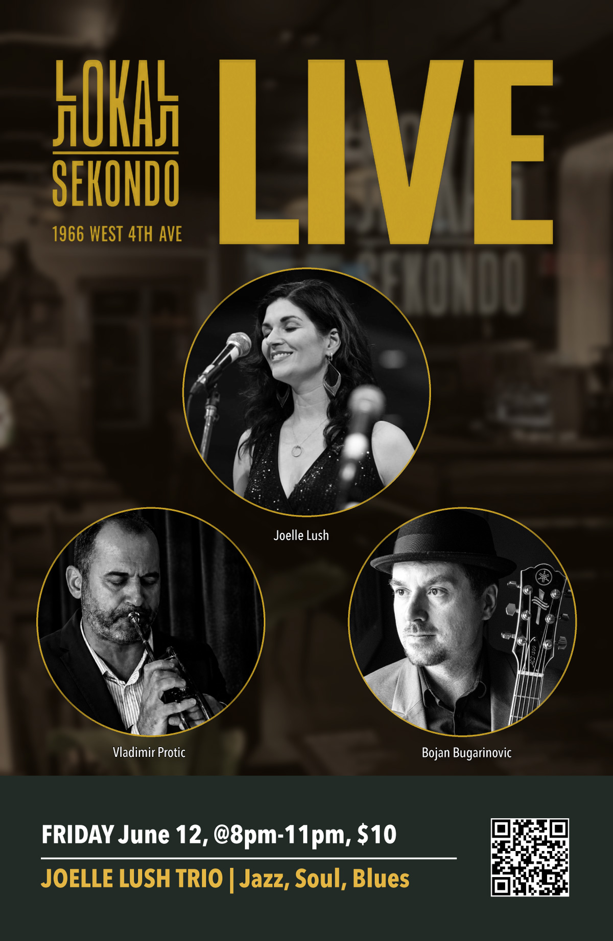 Lokal Sekondo event poster for June 12 2026