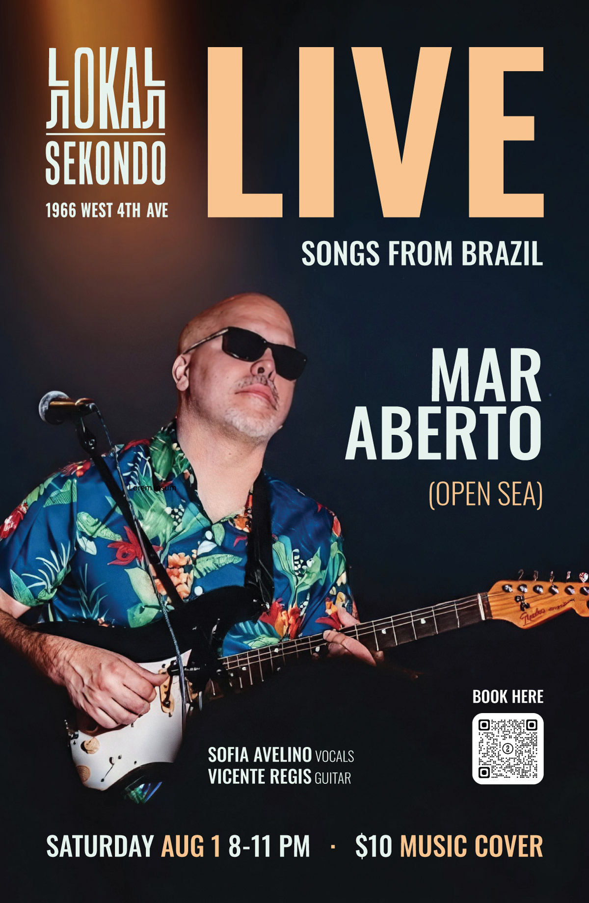 lokal sekondo event poster for August 1, 2026