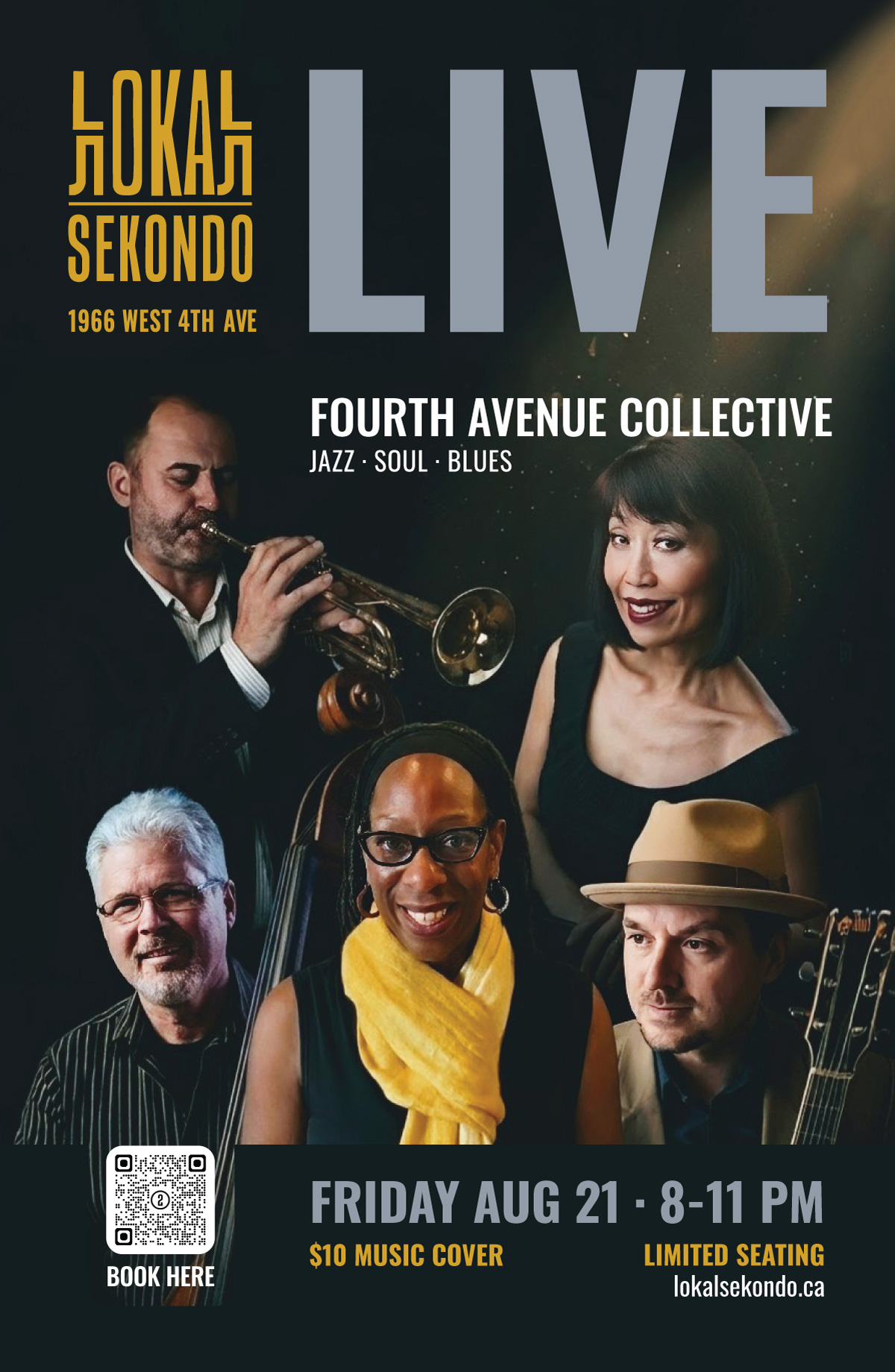 lokal sekondo event poster for August 21 2026