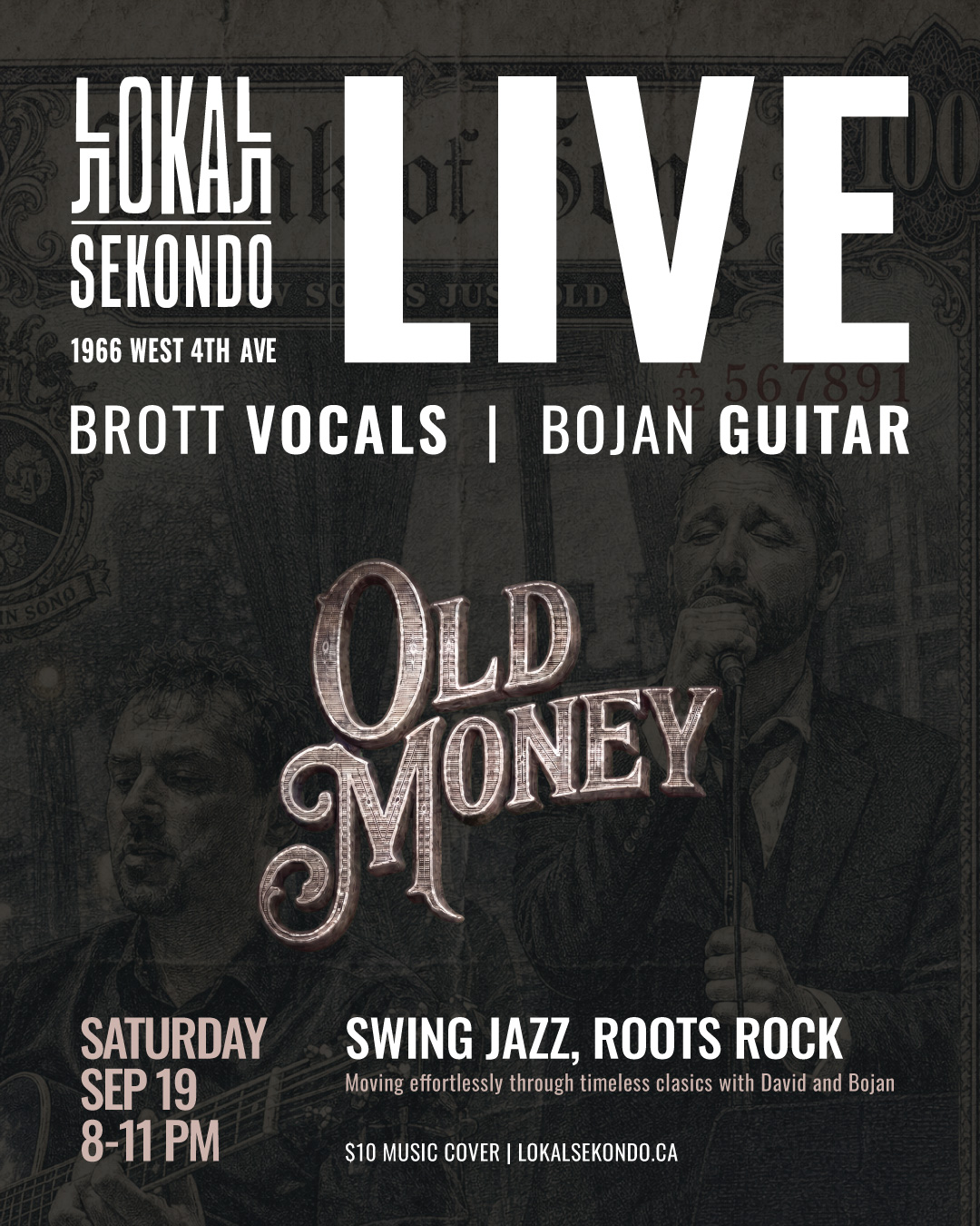 Lokal Sekondo event poster for September 19, 2026